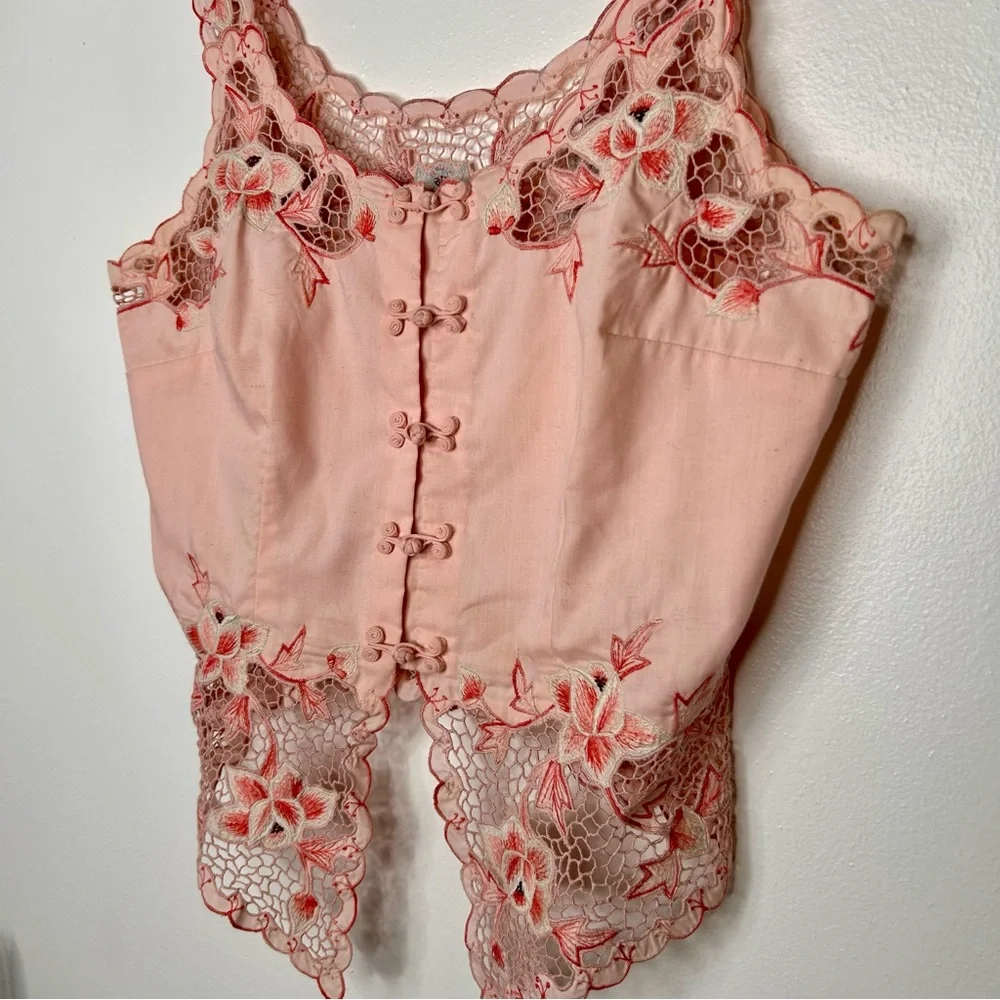 Vintage lace boho top - Picture 4 of 5